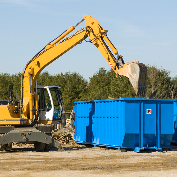 what are the rental fees for a residential dumpster in Johnston